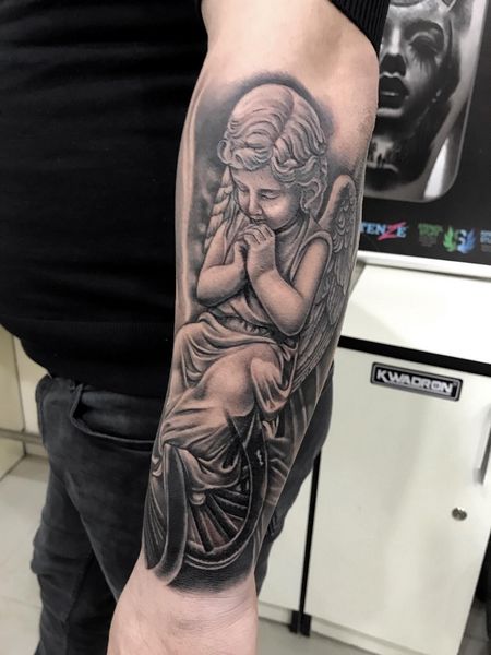 Angel Arm Tattoo