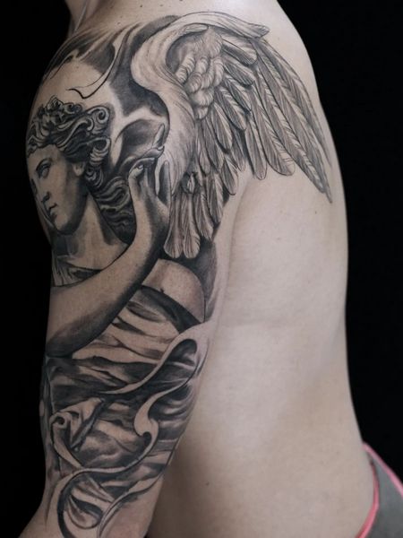 Angel Shoulder Tattoo