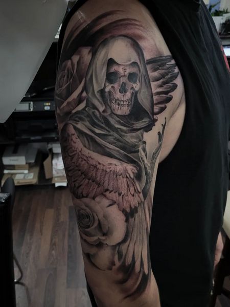 Angel of Death Tattoo