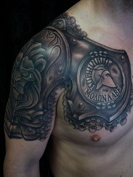 Armor Tattoo Sleeve