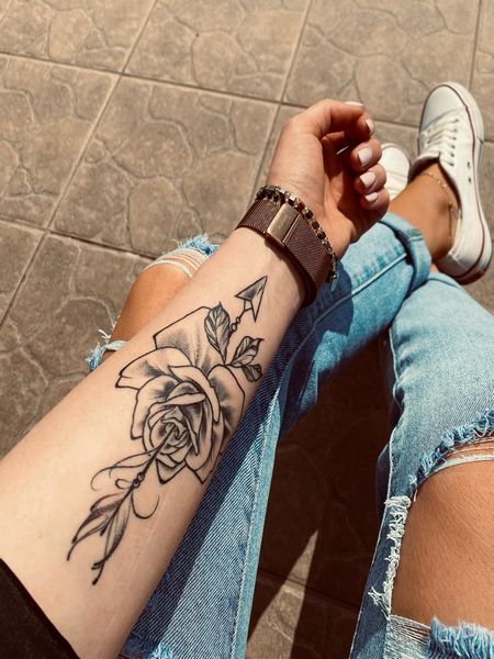 Arrow Forearm Tattoos