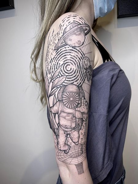 Astronaut Tattoos For Women