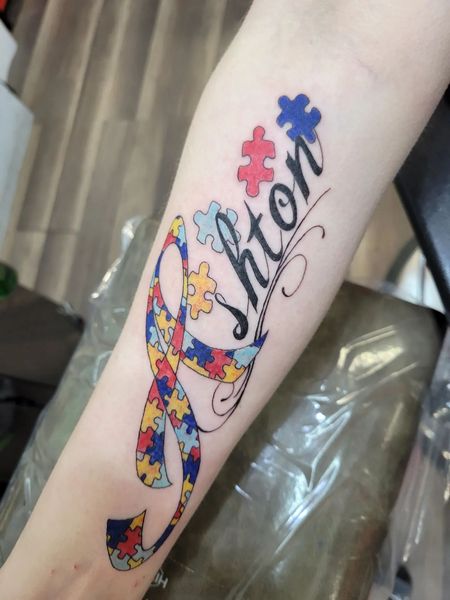 Autism Arm Tattoo