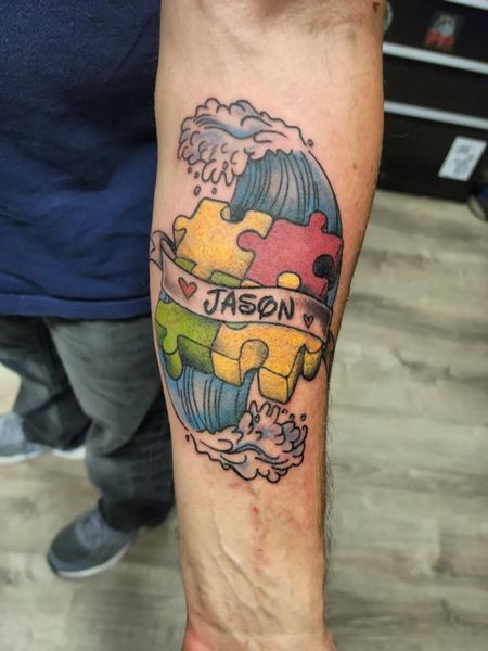 Autism Forearm Tattoo