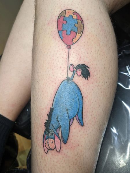 Autism Leg Tattoo