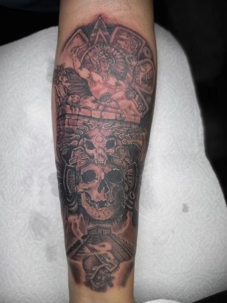 Aztec Tattoo For Men