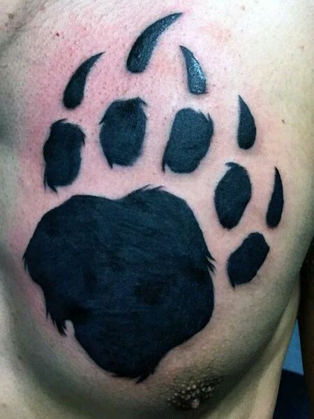 Bear Paw Tattoo