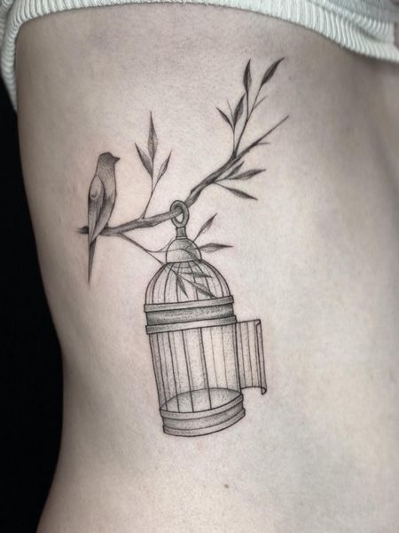 Bird Cage Tattoo