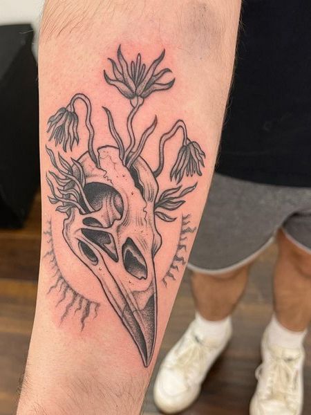 Bird Skull Tattoo