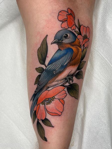 Blue Bird Tattoo