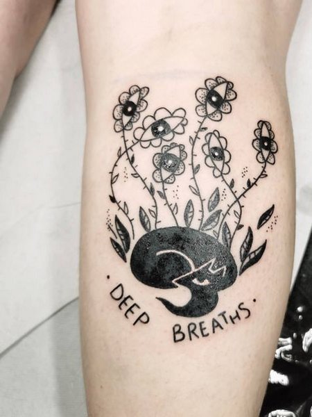 Breathe Anxiety Tattoo