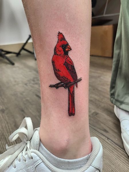 Cardinal Bird Tattoo