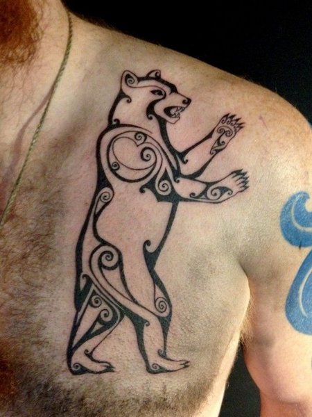 Celtic Bear Tattoo