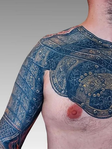 Chainmail Armor Tattoo