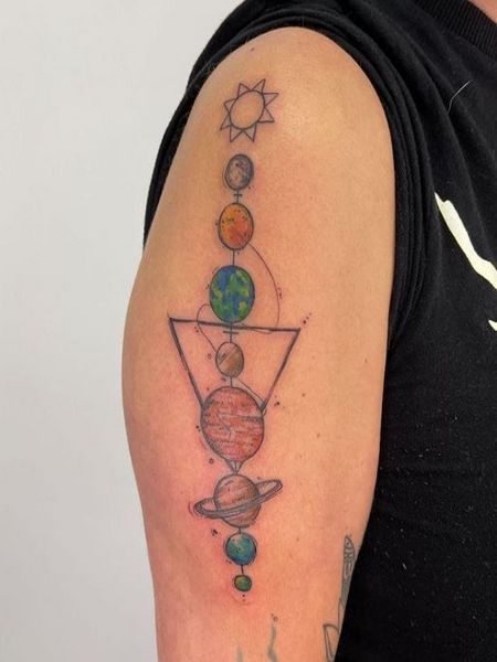 Cool Galaxy Tattoo