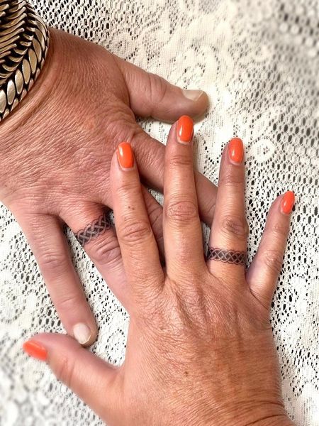 Couple Ring Tattoo