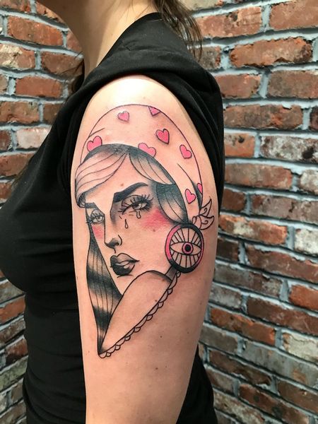 Crying Gypsy Tattoo