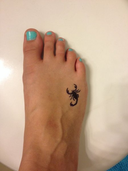 Cute Scorpion Tattoo