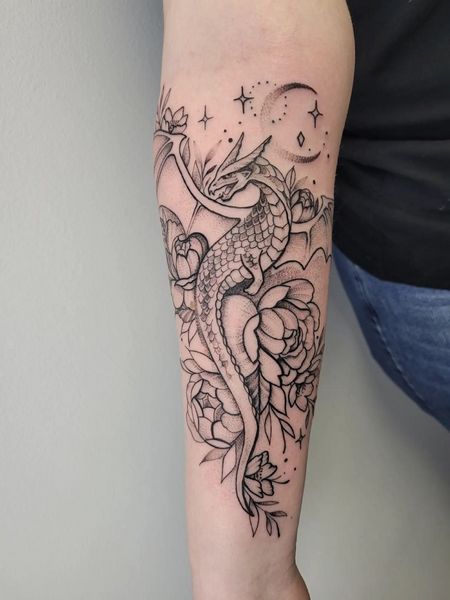 Dragon Forearm Tattoos