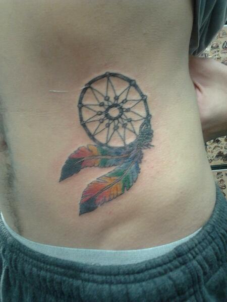 Dreamcatcher Rib Tattoo