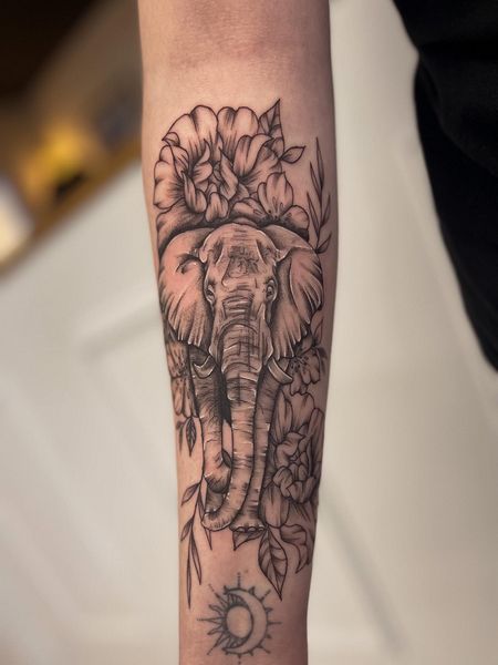 Elephant Forearm Tattoos