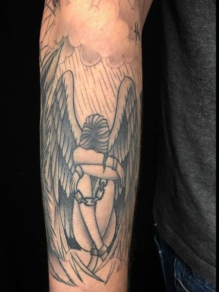 Fallen Angel Tattoo