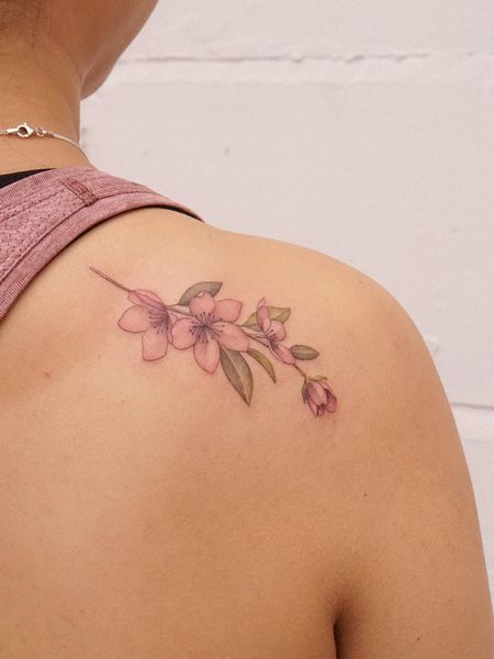 Feminine Flower Tattoo