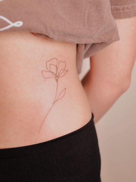 Fine Line Feminine Tattoo