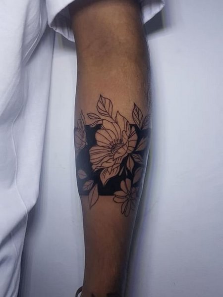 Floral Armband Tattoo