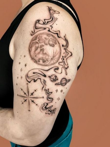 Full Moon Tattoo