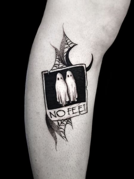 Funny Ghost Tattoo