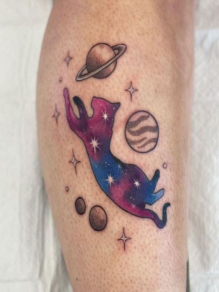 Galaxy Animals Tattoo