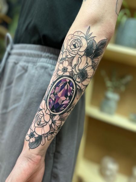 Gem Arm Tattoo