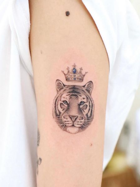 Gem Crown Tattoo