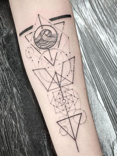 Geometric Forearm Tattoos
