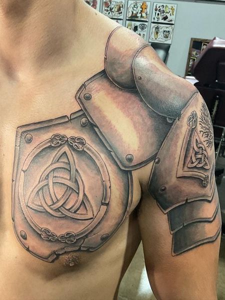 Gladiator Armor Tattoo