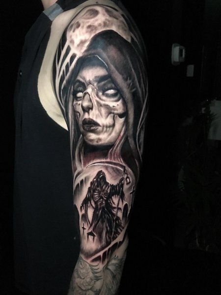 Grim Reaper Tattoo For Men