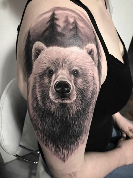 Grizzly Bear Tattoo