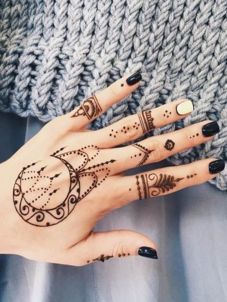 Hand Temporary Tattoo