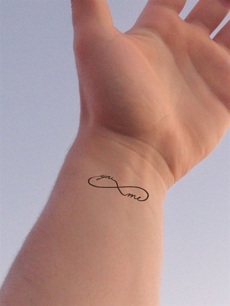 Infinity Temporary Tattoo