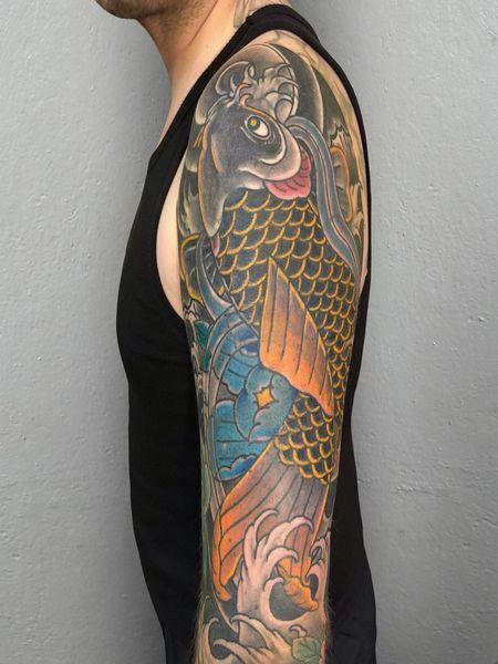Japenese Koi Fish Tattoo