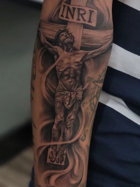 Jesus Cross Tattoo