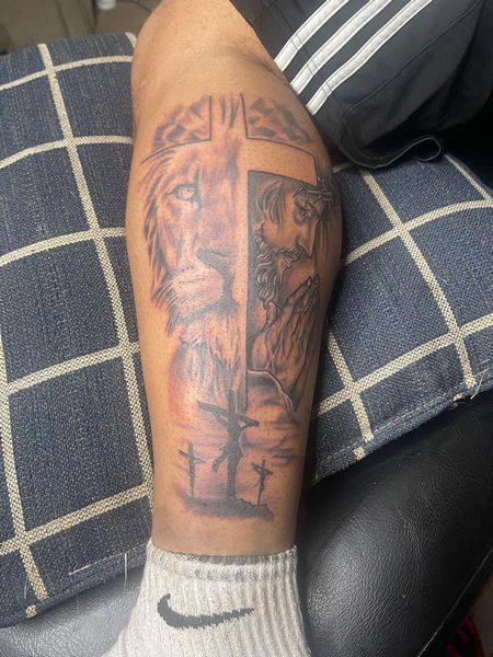 Jesus Lion Tattoo