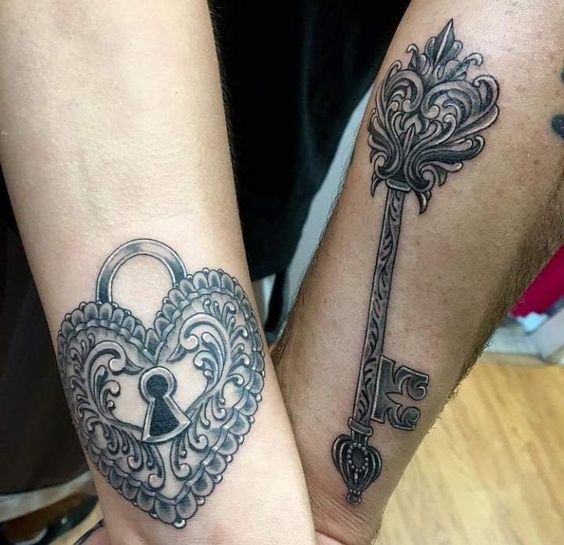 Lock And Key Tattoo