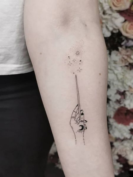 Magic Wand Tattoo