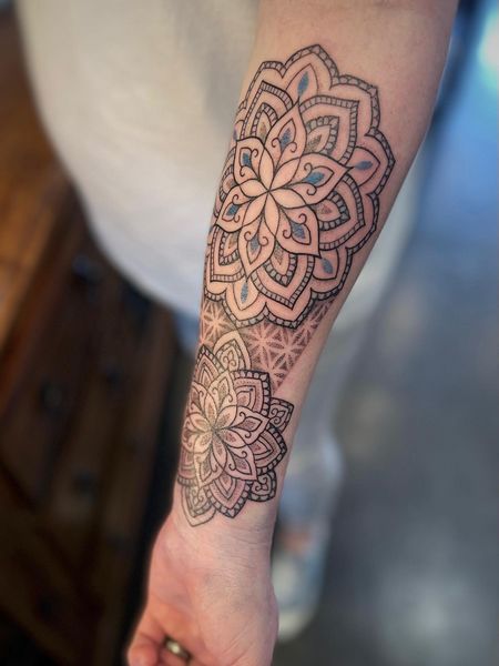 Mandala Forearm Tattoos