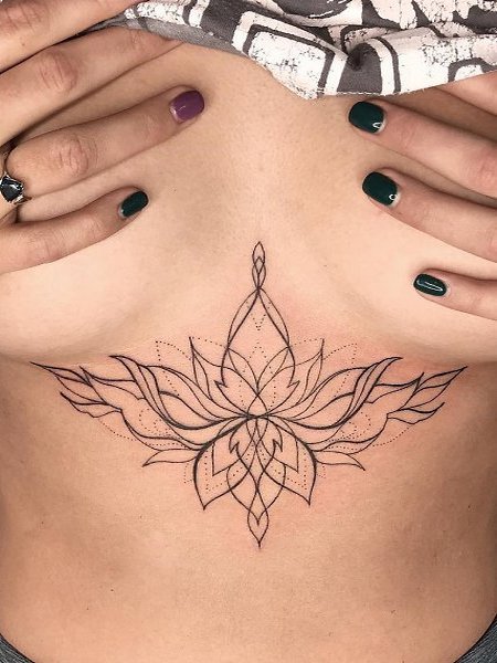 Meaningful Sternum Tattoo