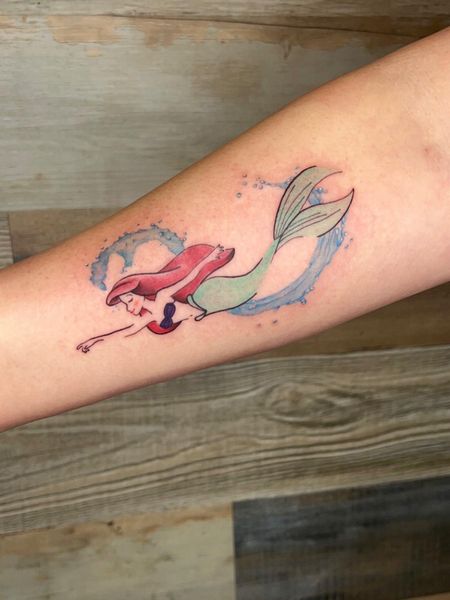 Mearmaid Forearm Tattoos