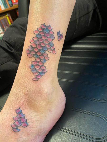 Mermaid Scale Tattoo