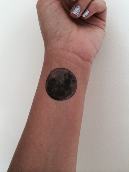 Moon Temporary Tattoo